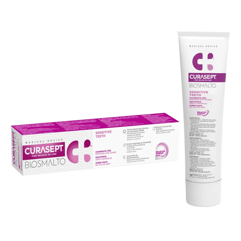 Curasept Biosmalto, Pastă de dinți Sensitive, Sensitive, 75 ml — preț și oferte