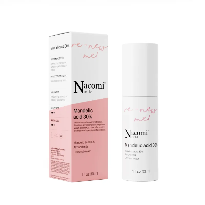 Nacomi Next level, acid mandelic 30%, 30 ml — preț și oferte