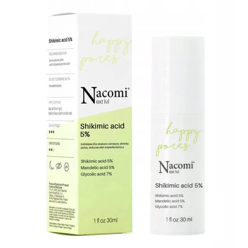 Nacomi Next Level, acid shikimic 5%, 30 ml — preț și oferte