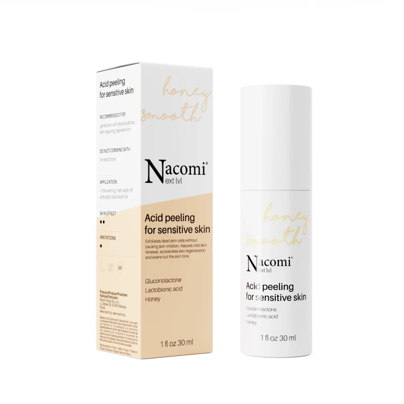 Nacomi Next Level, peeling acid pentru piele sensibilă, 30 ml — preț și oferte