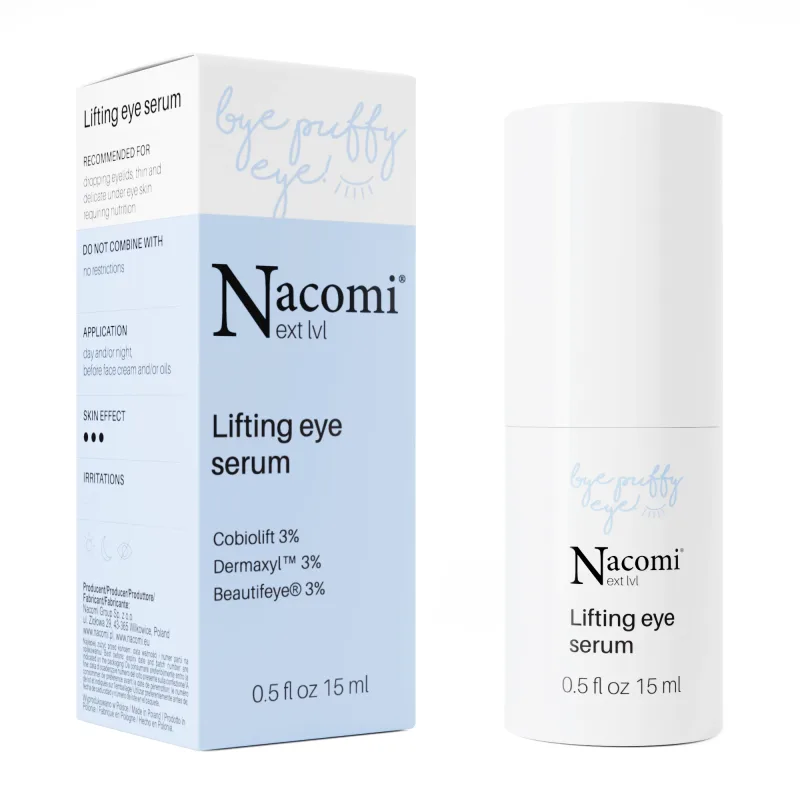 Nacomi Next Level, ser de lifting pentru ochi, 15 ml — preț și oferte