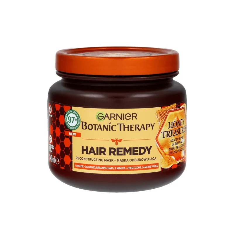 Garnier Botanic Therapy, mască regenerantă pentru părul deteriorat, miere și ceară de albine, 340 ml — preț și oferte