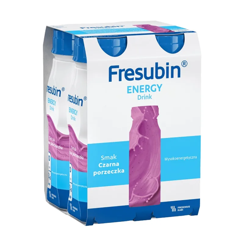 Fresubin Energy, 4 x 200 ml - cu aromă de coacăze negre, Fresenius Kabi — preț și oferte