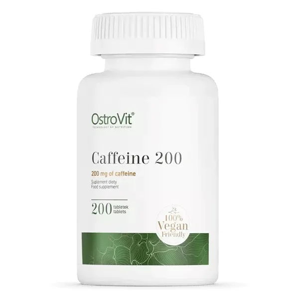 OstroVit Caffeine 200, cafeină 200 mg, 200 comprimate — preț și oferte