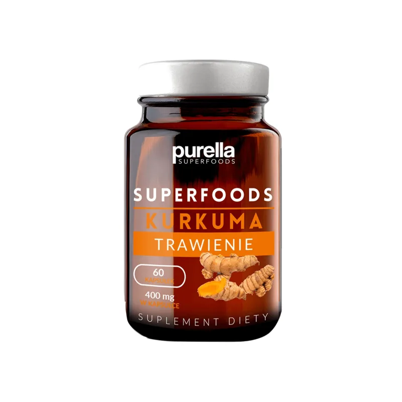 Purella Superfoods Turmeric Digestie, 60 capsule — preț și oferte