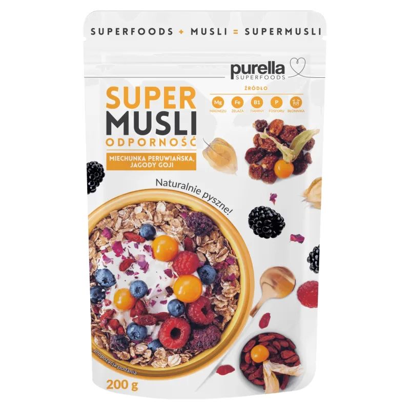 Purella Superfoods Super Muesli Imunitate, 200 g — preț și oferte