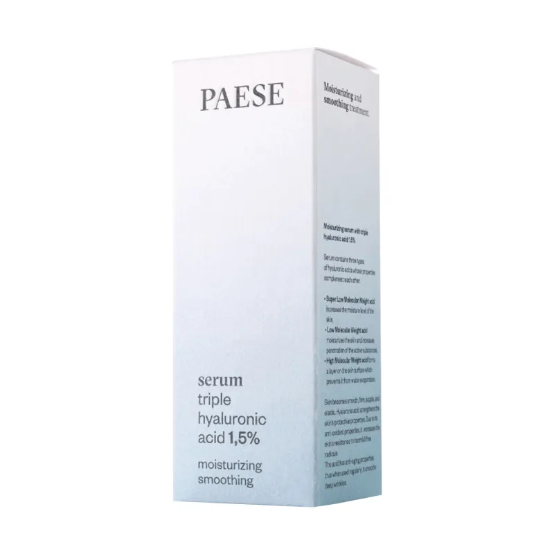 Paese, ser hidratant cu acid hialuronic triplu 1,5%, 30 ml — preț și oferte