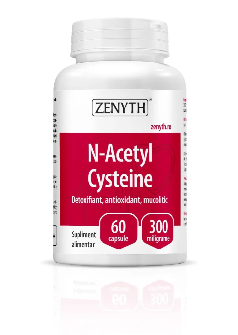 N-Acetyl L-Cysteine, 60 capsule, Zenyth — preț și oferte