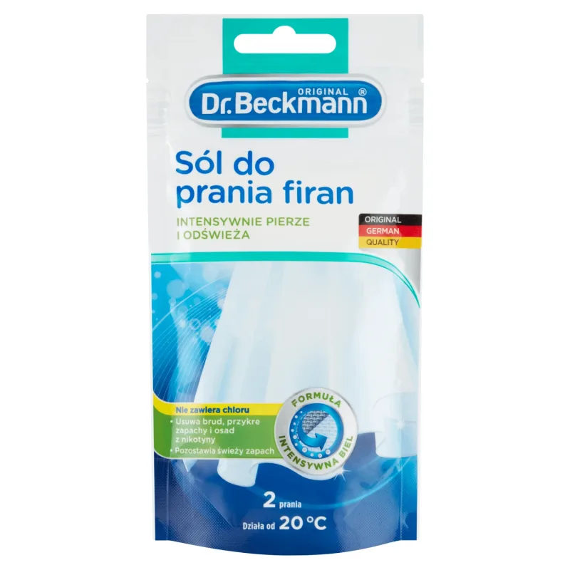 Dr. Beckmann, sare pentru spălarea perdelelor, 80 g — preț și oferte
