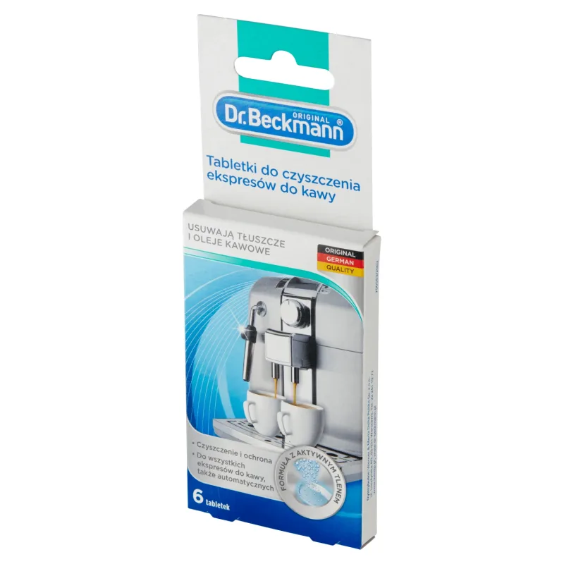 Dr. Beckmann, tablete pentru curățarea mașinii de cafea, 6 bucăți — preț și oferte