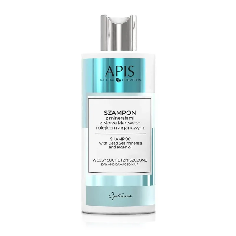 Șampon Apis Optima cu minerale din Marea Moartă și ulei de argan, 300ml — preț și oferte