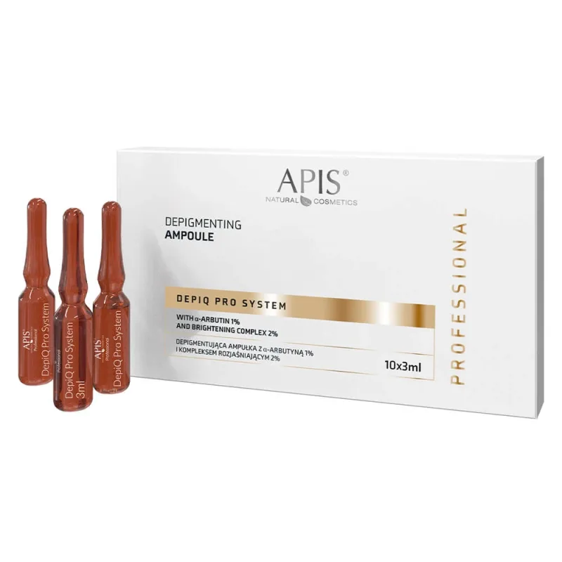 Apis Fiolă depigmentantă cu -arbutină 1% și complex de iluminare 2%, 10x3ml — preț și oferte