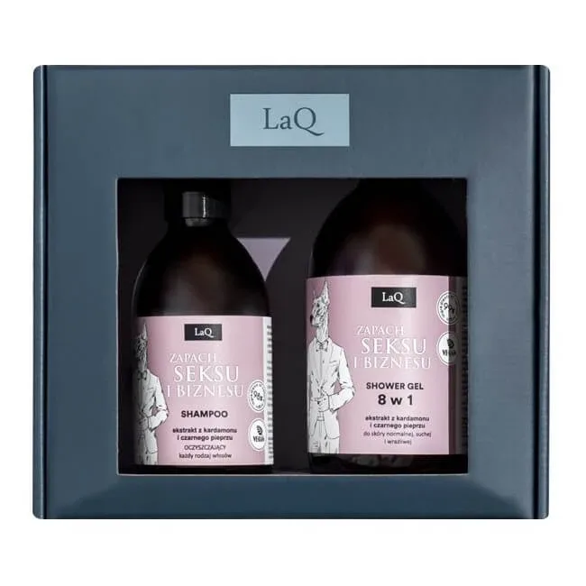 LaQ Doberman el set de duș 500ml + șampon de ceară 300ml — preț și oferte