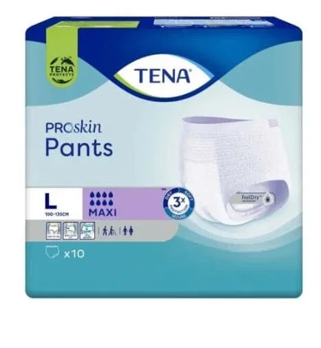 Tena Pants ProSkin chonic chiloți maxi L, 10 unități - Termen lung! — preț și oferte