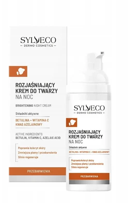 Sylveco Dermo Cremă de noapte decolorantă, 50 ml — preț și oferte