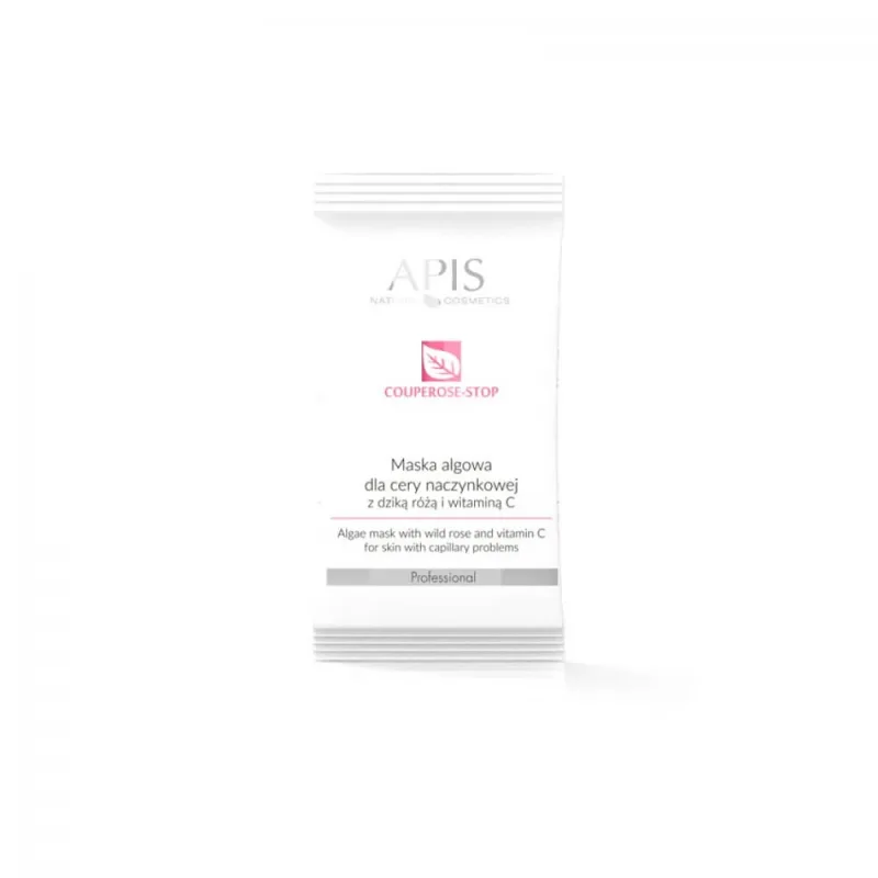 Apis Couperose-Stop mască de alge pentru pielea cuperoasă cu măceșe și vitamina C, 20g — preț și oferte