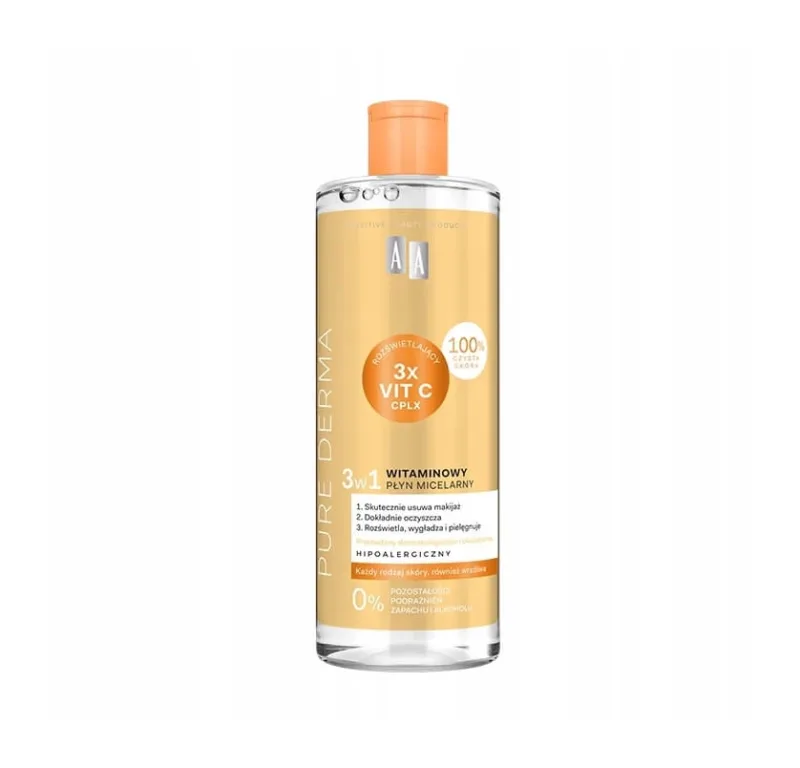 AA Pure Derma, Loțiune micelară cu vitamine, 500 ml — preț și oferte