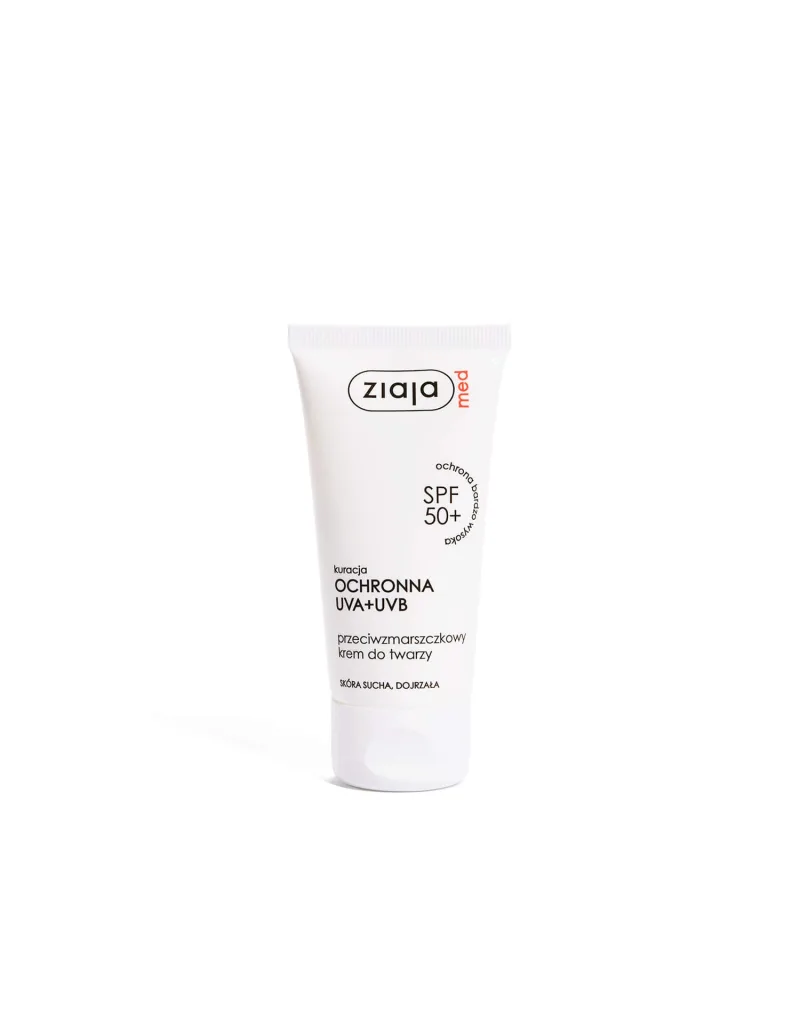 Ziaja Med, SPF 50+, cremă antirid, 50 ml - Termen lung de valabilitate! — preț și oferte