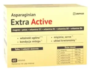 Asparaginian Extra Active, 60 comprimate