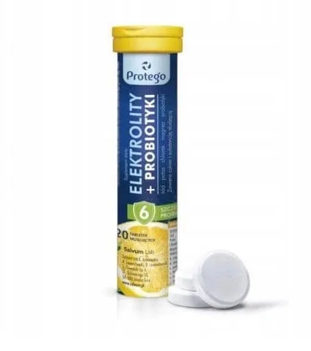 Protego Elektrolity + Probiotice, 20 comprimate efervescente — preț și oferte