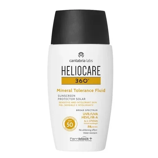 Heliocare 360 Fluid Mineral SPF50 – Protectie solara piele sensibila, 50 ml CANTABRIA — preț și oferte