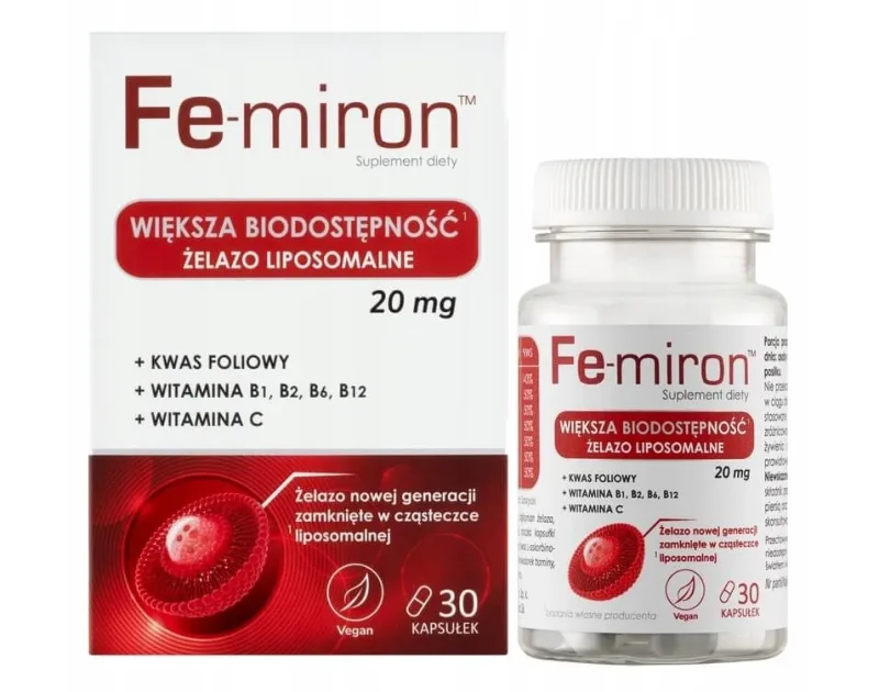 Fe-miron, 30 capsule — preț și oferte