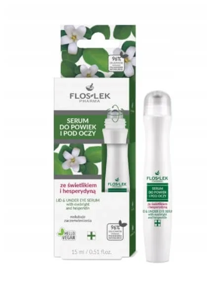 Floslek Pharma Ser pentru pleoape și sub ochi cu primrose de seară și hesperidină, 15 ml — preț și oferte