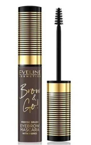 Eveline Brow amp;Go Mascara 02 Dark 6 ml — preț și oferte