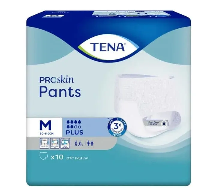 Tena Pants ProSkin chonic chiloți plus M, 10 bucăți - Termen lung! — preț și oferte
