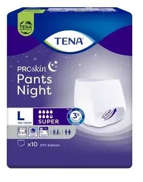 Tena Pants ProSkin Super Night L, 10 buc - Termen lung! — preț și oferte