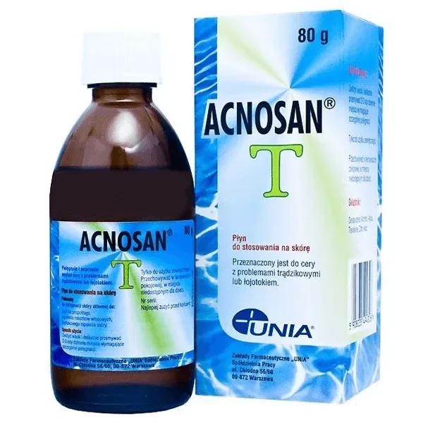Acnosan T, loțiune pentru piele, 80 g Unia — preț și oferte