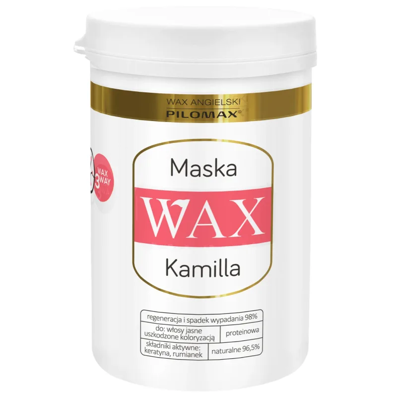 WAX Pilomax, Colour Care, Kamilla, Mască regenerantă pentru părul deschis la culoare, previne căderea părului 480 ml — preț și oferte