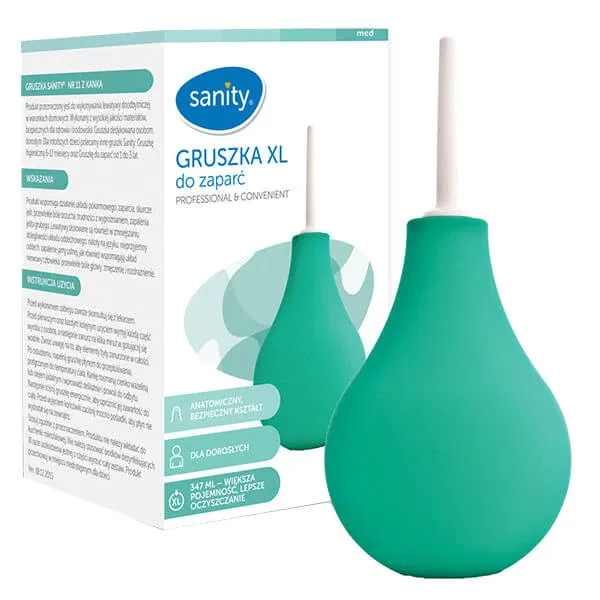 Sanity, perla de constipație XL pentru adulți și copii de peste 3 ani, nr. 11, cu canulă — preț și oferte