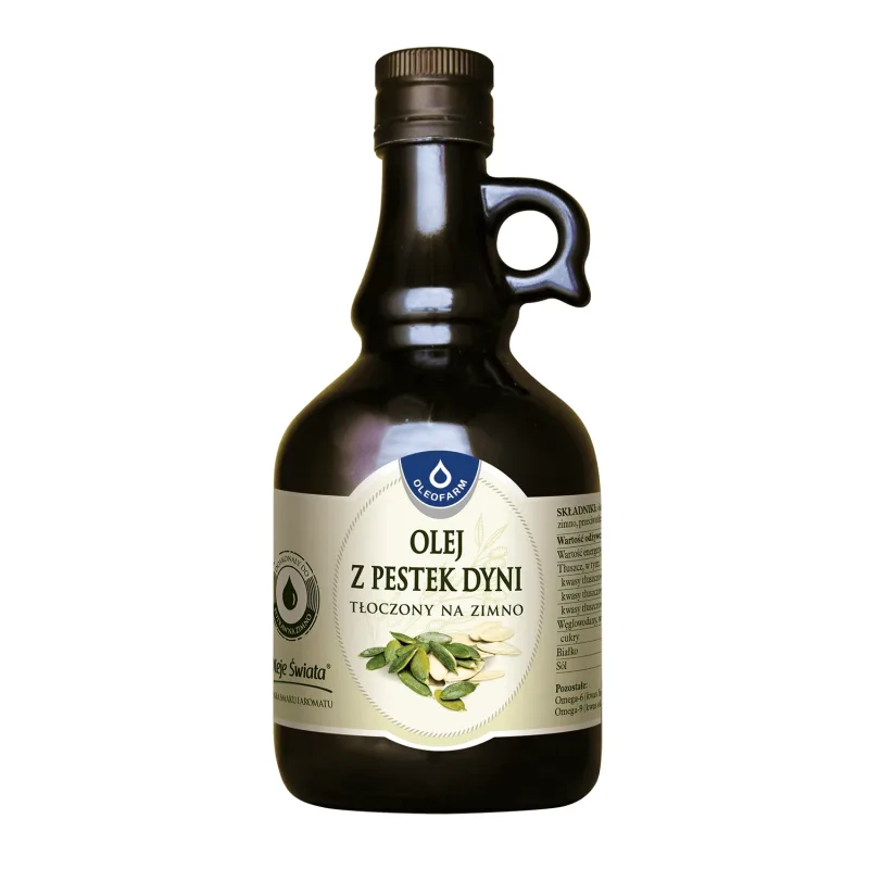 Oleofarm Oils of the World Ulei din semințe de dovleac, presat la rece, 500 ml — preț și oferte