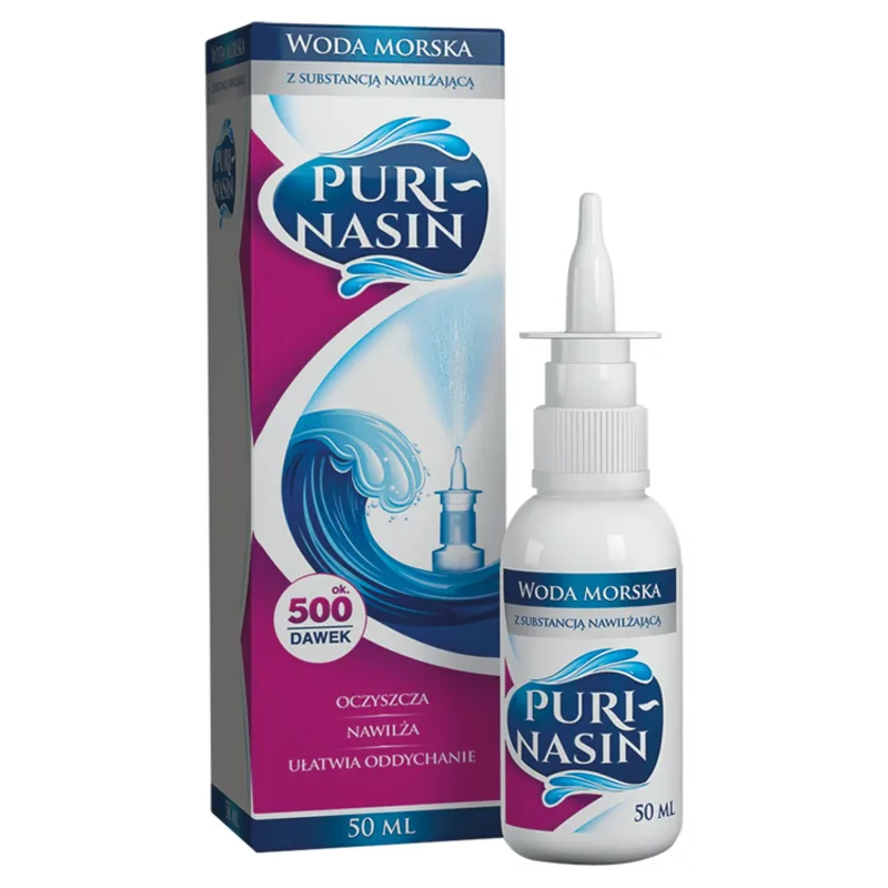 Purinasin, apă de mare cu substanță hidratantă, 50 ml AFLOFARM — preț și oferte