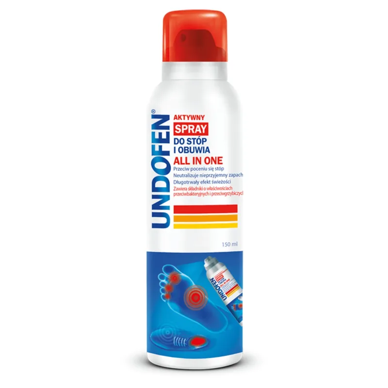 Undofen, spray activ pentru picioare și încălțăminte, totul într-unul, 150 ml — preț și oferte