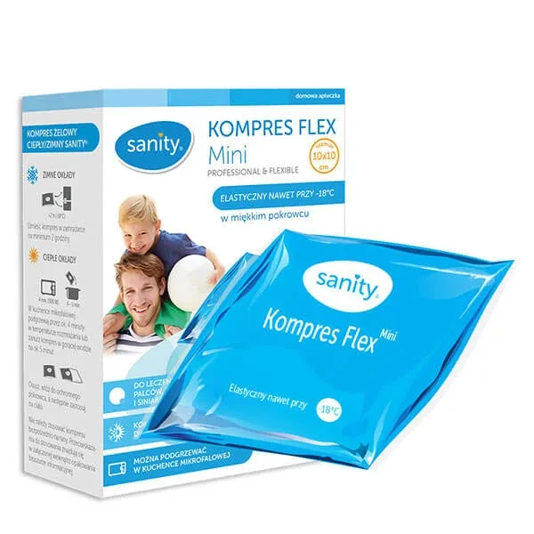 Sanity Flex, compresă cu gel în pungă, mini, 10 cm x 10 cm, 1 bucată — preț și oferte