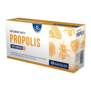 Propolis, extract de propolis + vitamina C, 60 capsule