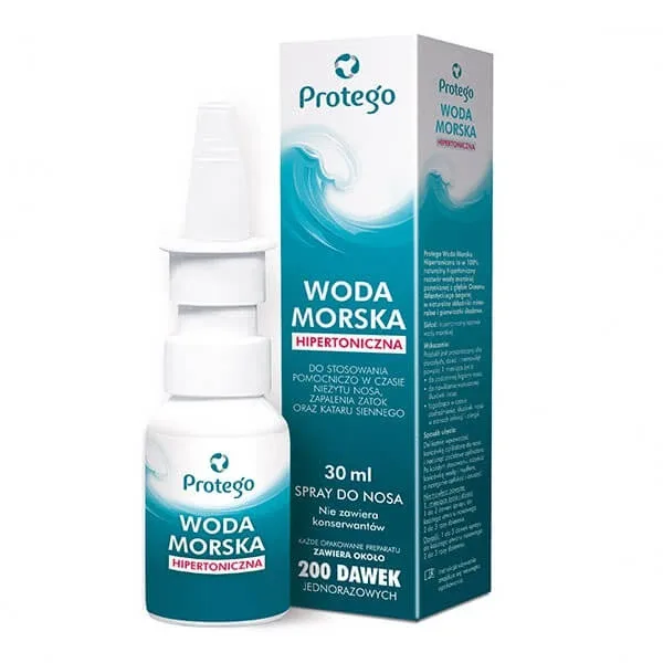 Protego Hypertonic Seawater, spray nazal, 30 ml — preț și oferte