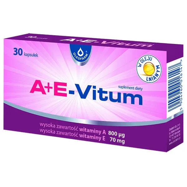 Oleofarm A+E-Vitum, vitamina A + E, 30 capsule — preț și oferte