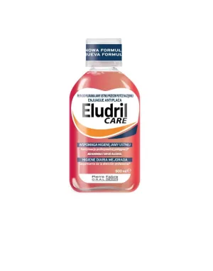 Eludril Care, apă de gură împotriva plăcii bacteriene, 500 ml