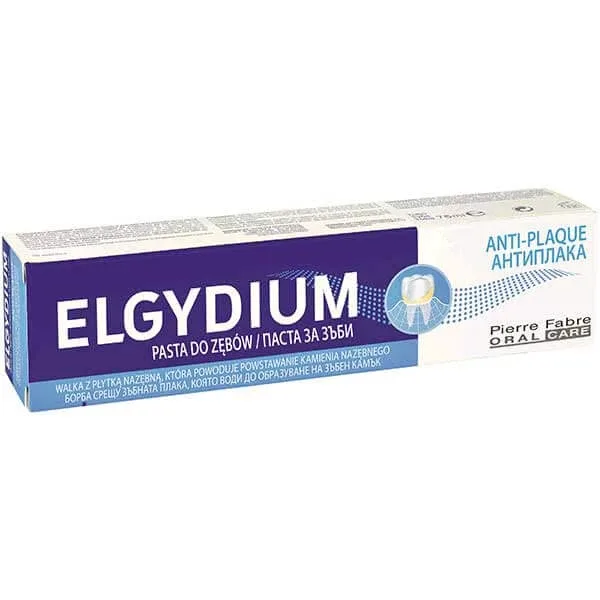 Elgydium Anti-Plaque pastă de dinți împotriva plăcii bacteriene, 75 ml — preț și oferte
