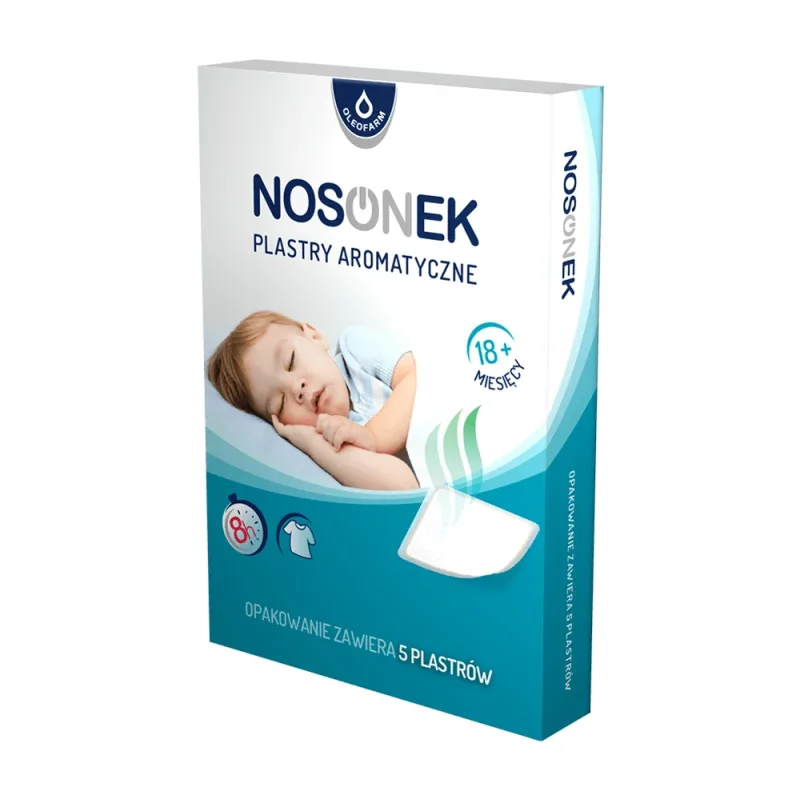 Nosonek, plasturi de aromă de la 18 luni, 5 bucăți Oleofarm — preț și oferte