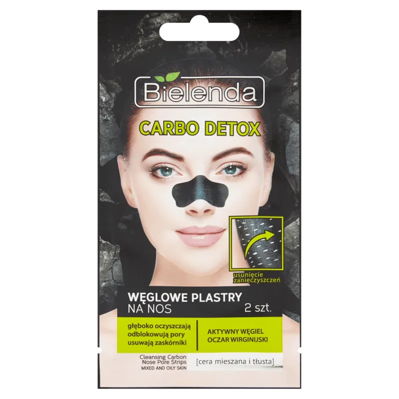Bielenda Carbo Detox, plasture nazal cu cărbune, 2 bucăți — preț și oferte