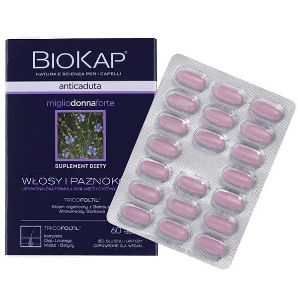 Biokap Anticaduta donna pentru femei, 60 comprimate — preț și oferte
