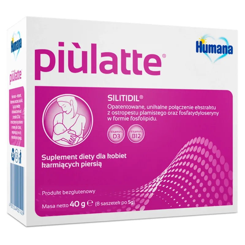 Humana Piulatte, pentru femeile care alăptează, 5 g x 8 pliculețe — preț și oferte