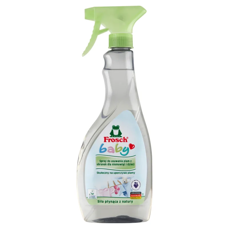 Frosch Baby, spray pentru îndepărtarea petelor de pe hainele bebelușilor și copiilor, 500 ml — preț și oferte