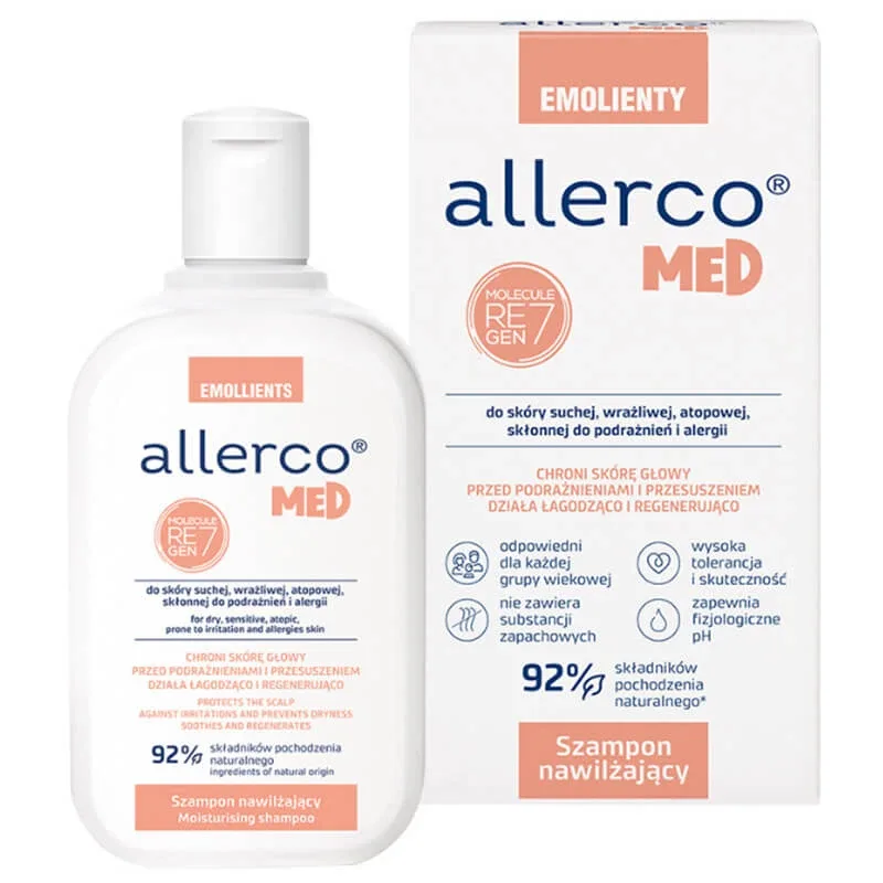 Allerco Med Emolients, Șampon hidratant, 200 ml — preț și oferte