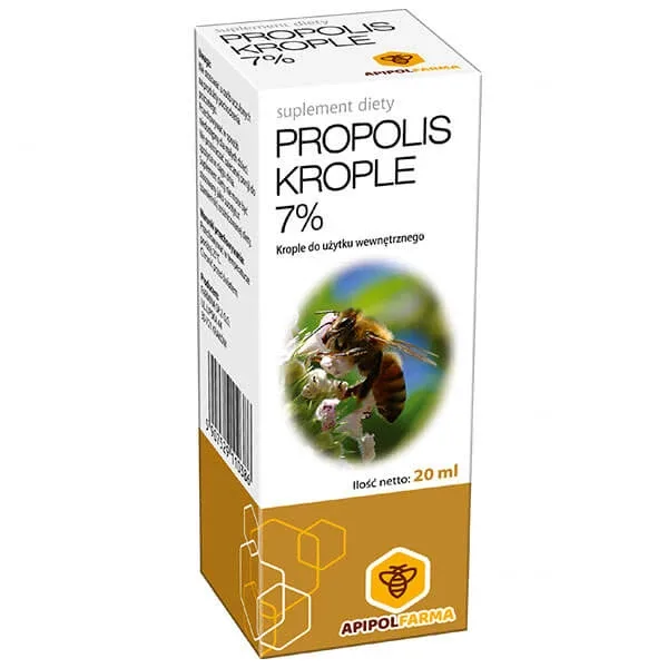 Picături de propolis 7%, 20 ml — preț și oferte
