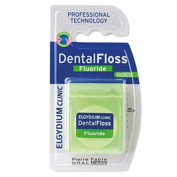 Elgydium Clinic, ață dentară fluorurată, mentă răcoritoare, 35 m — preț și oferte